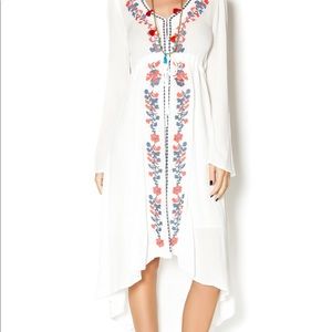 •Lovestitch white hi low dress•